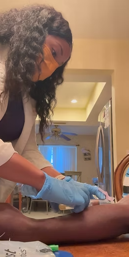 Concierge phlebotomy in action